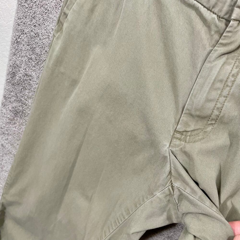 Vintage Y2K Tommy Hilfiger Green Capris Khaki Cargo Straight Leg Women's Size 6 - Picture 9 of 10